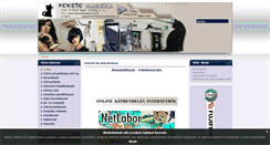 Desktop Screenshot of feketemacska.hu