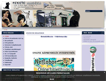 Tablet Screenshot of feketemacska.hu